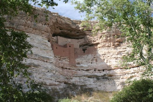 The ruins at Montezuma Castle National Monument.