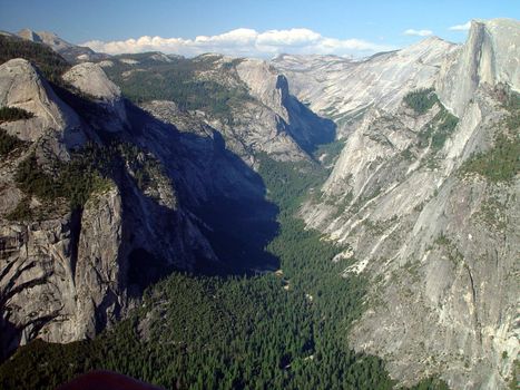 Taken from Glacier Point, this is a view from 4000 feet above the valley floor.