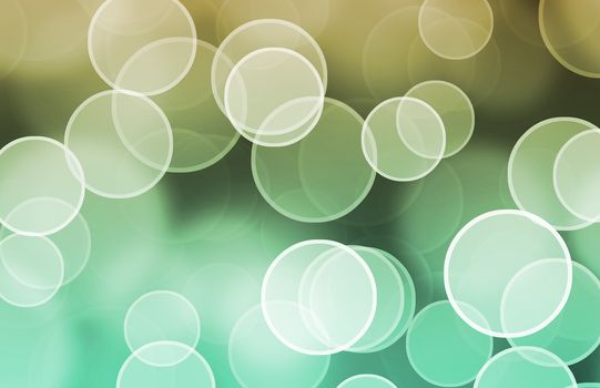 Blurry Pattern Abstract on Many Colorful Circles