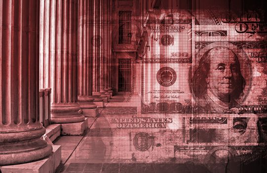 Stock Market Tech Abstract as a Background