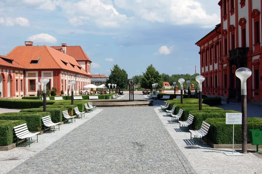 Troja palace in Czech Republic in Europe