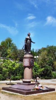Monument to the foundress of city of Sevastopol