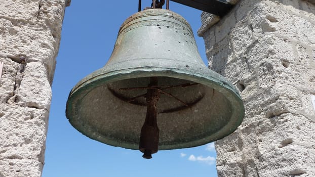 Bell on seacoast in Chersonese Taurian in Sevastopol