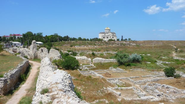 The ancient city of Chersonese Taurian In Sevastopol