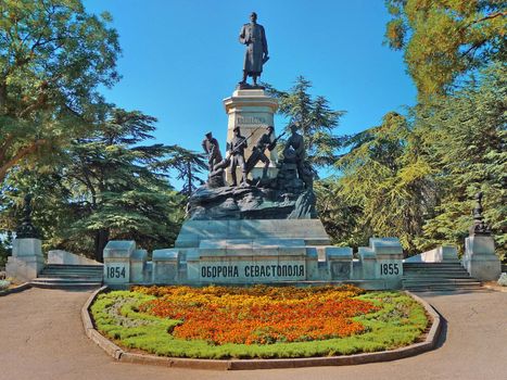 Monument to war of 1854 in Sevastopol, a monument to general Totleben