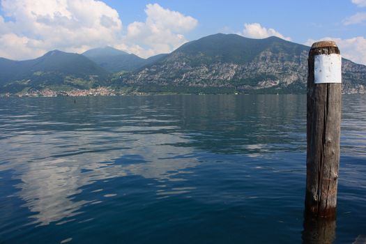 View on Iseo lake