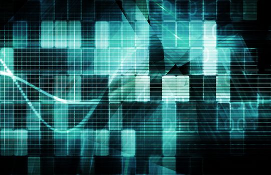 Security Network Data of the World Background