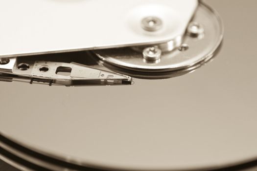 Hard Disk Drive Close-up