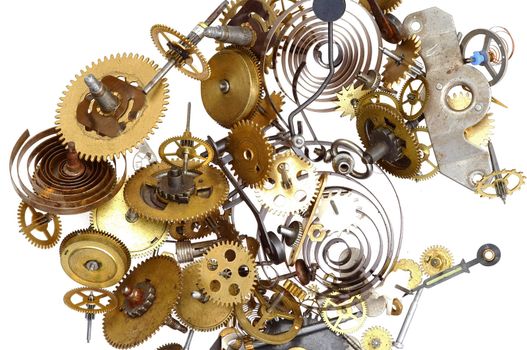 Detail (close-up) of the clockwork mechanism