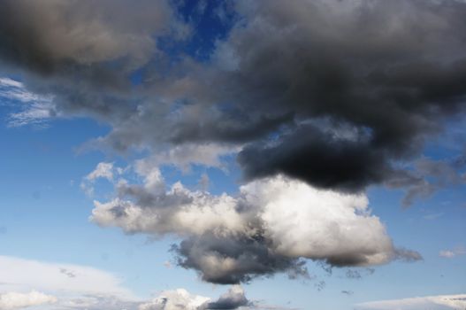 Shot of the floating clouds