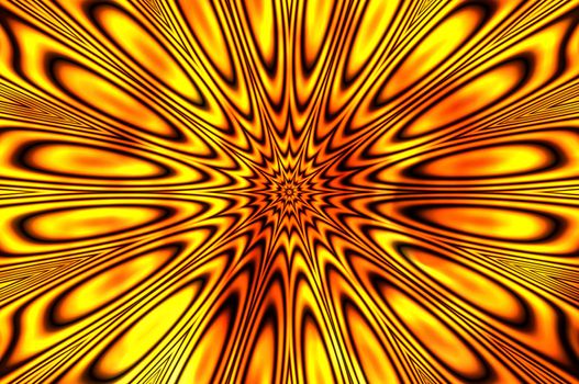 Abstract image - supernova - oscillating star - pulsar
