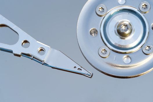 Detail of the hard disc