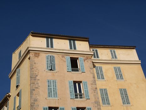 view of some ancient buildings in Hyeres