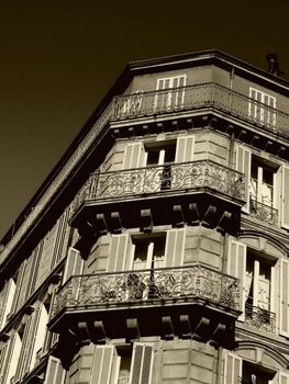 view of an ancient building on french riviera