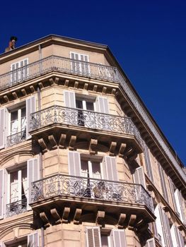 view of an ancient building on french riviera