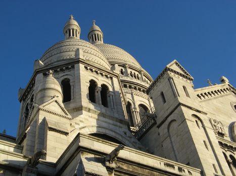 View of the Basilica of Sacre-Coeur in Montmartre