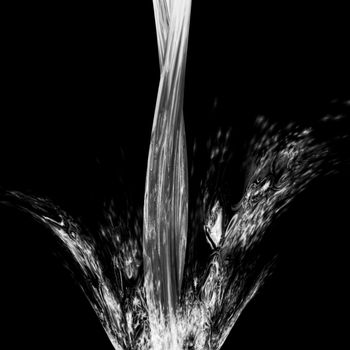 Splashing water illustration