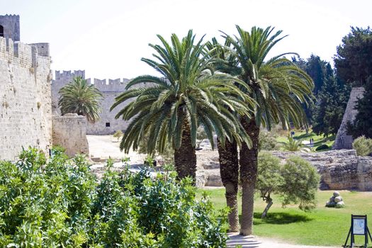 Rhodes city - the city wall