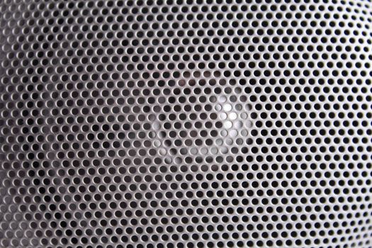 Lattice of a radio receiver removed close up