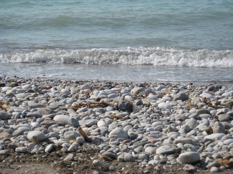 the beach of Rhodes