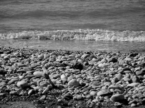 the beach of Rhodes