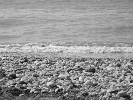 the beach of Rhodes