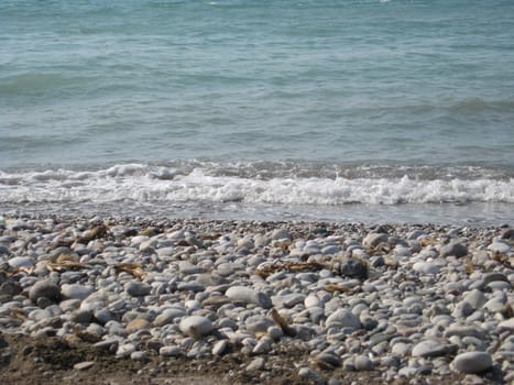 the beach of Rhodes