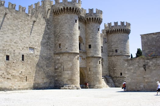 Rhodes City, in the old part, the castle