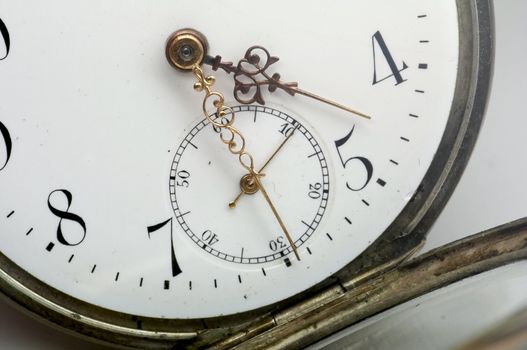 close-up of a pocket watch