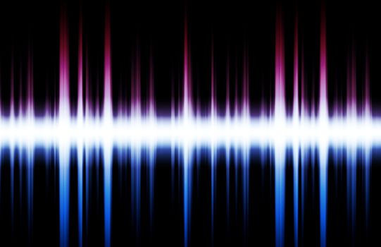Music Inspired DJ as Abstract Colored Background