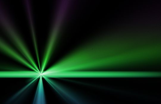 Futuristic Abstract Optical Interface As a Art