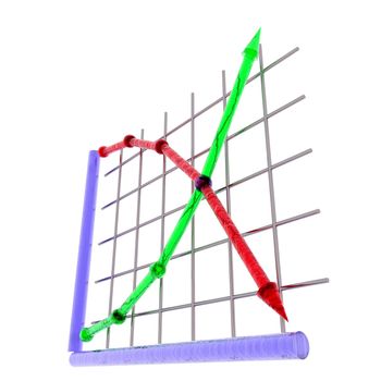 An illustration of supply and demand curves.