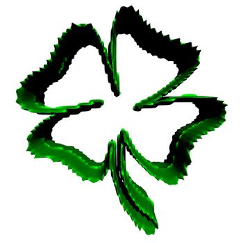 An illustration of a St. Patrick’s shamrock.