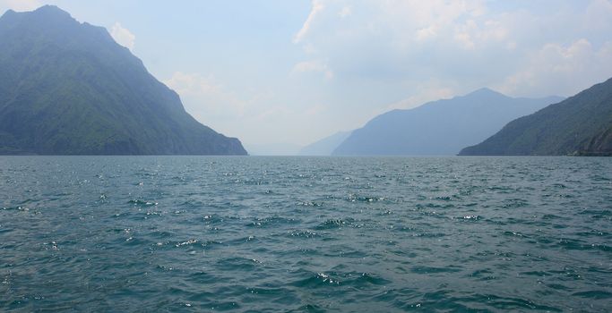 View on Iseo lake