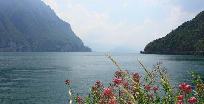 View on Iseo lake