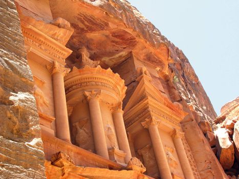 Temple at Petra, Jordan, Middle east