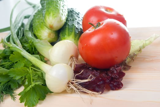 Assortment of fresh vegetables