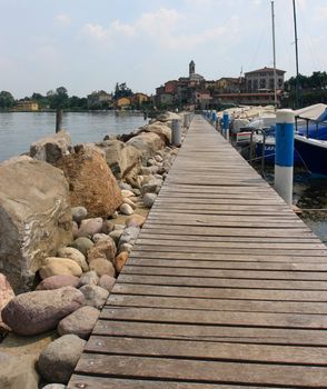 Promenade in small village