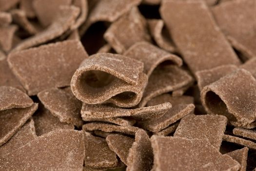 a close-up of dutch sandwich filling made of chocolate