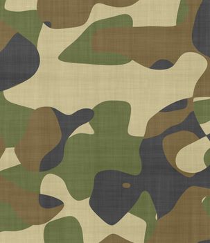 great image of camouflage fabric with space for text