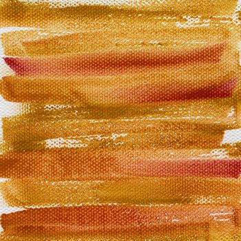 red, orange and brown grunge watercolor abstract on artist canvas with a coarse texture, self made by photographer