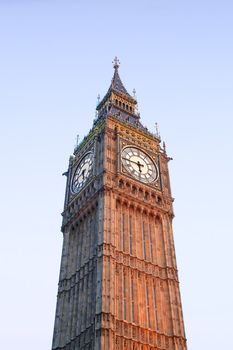 A photography of the Big Ben in London UK