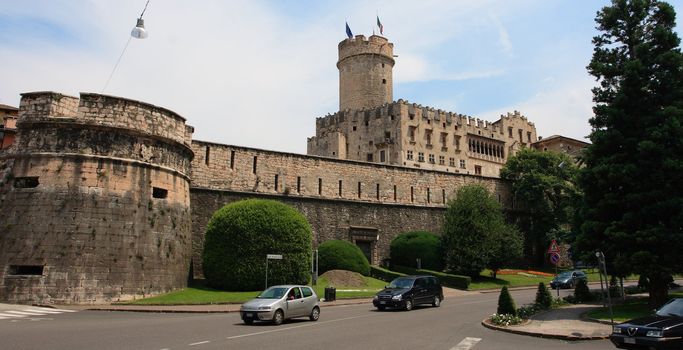 Buonconsiglio castle and museum in Trento