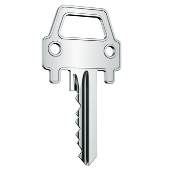 3d rendering of a car key