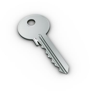 3d rendering of a key