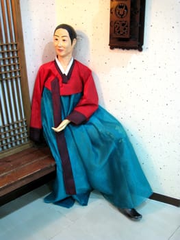 a korean traditional costume