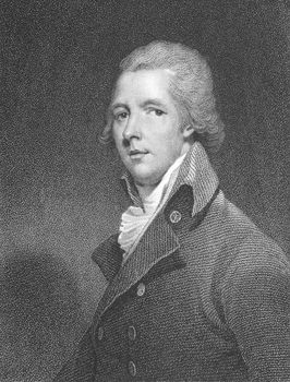 William Pitt, the Younger (1759-1806) on engraving from the 1800s. Youngest Prime Minister in the history of Great Britain. Engraved by W.Holl from a painting by W.Owen and published in London by Thomas Kelly.