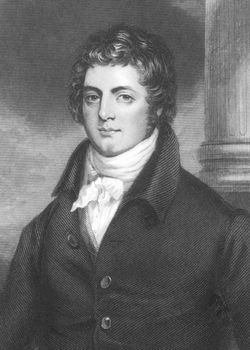 Francis Russell, 5th Duke of Bedford (1765-1802) on engraving from the 1800s. Engraved by Cook and published in London by Joseph Rogerson in 1844.