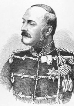 George V (1819-1878) on engraving from the 1800s.
The last king  of Hanover.