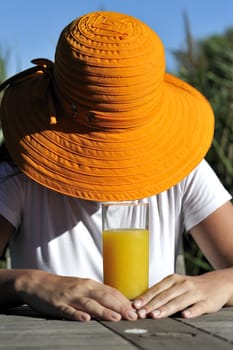 Woman enjoying her summer holiday